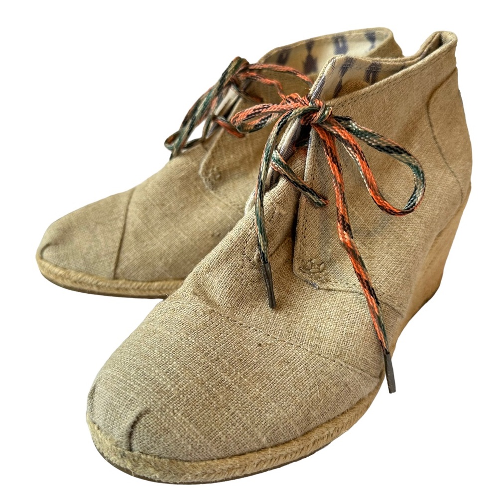 Toms Wedge Shoes 9